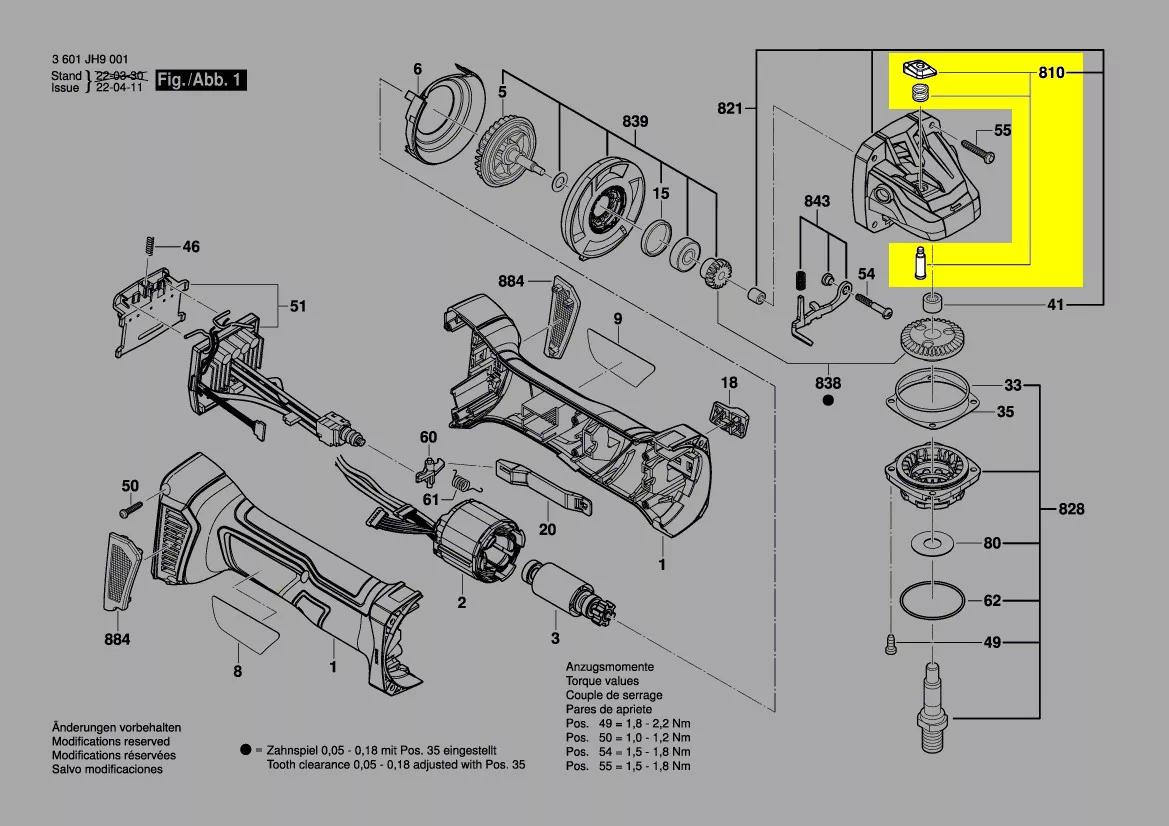 Bloqueur d\'axe réf. 1 619 P16 236 Bosch